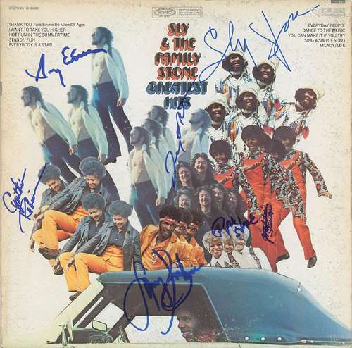 Sly and the Family Stone Signed Album