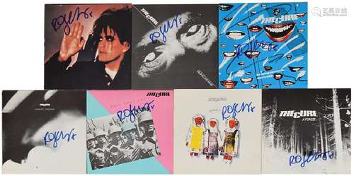 The Cure: Robert Smith Multi-Signed 45 RPM Record Box