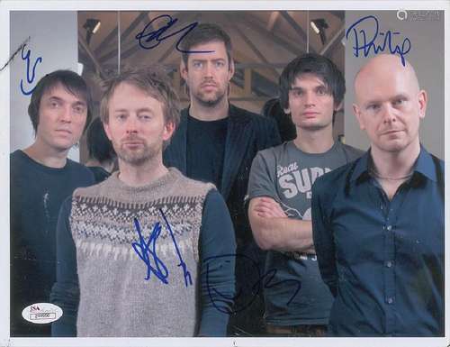 Radiohead Signed Photograph