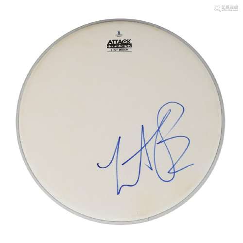 Rolling Stones: Charlie Watts Signed Drum Head