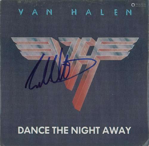 Eddie Van Halen Signed 45 RPM Record