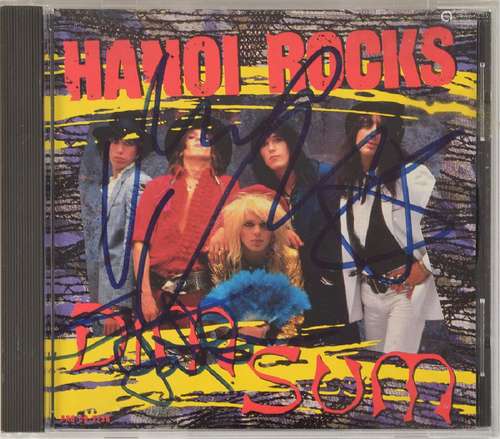 Hanoi Rocks Signed CD