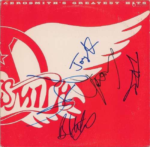 Aerosmith Signed Album