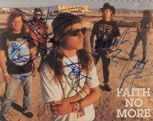 Faith No More Signed Photograph