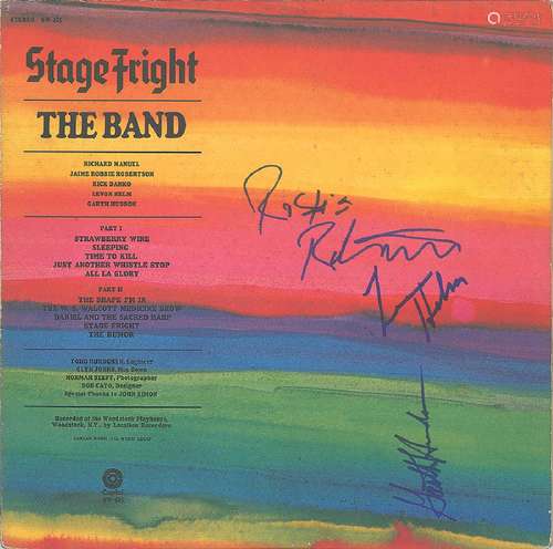 The Band Signed Album