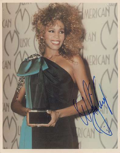 Whitney Houston Signed Photograph