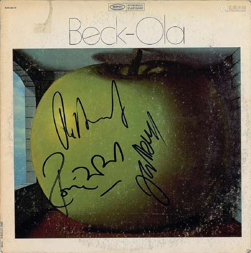 The Jeff Beck Group Signed Album