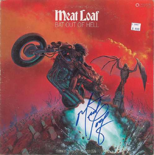 Meat Loaf Signed Album