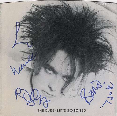 The Cure Signed 45 RPM Record