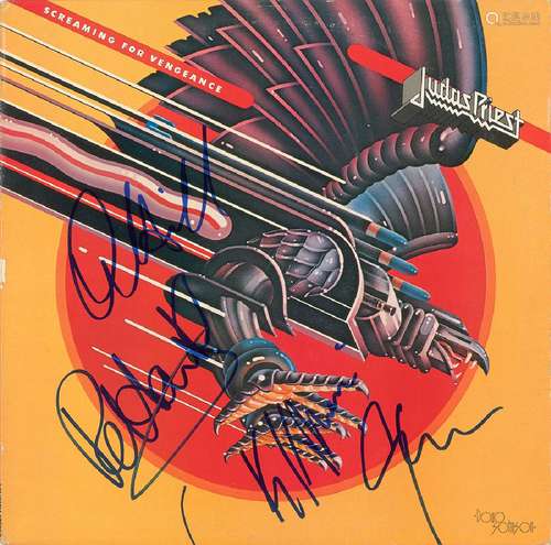 Judas Priest Signed Album