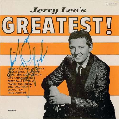 Jerry Lee Lewis Signed Album