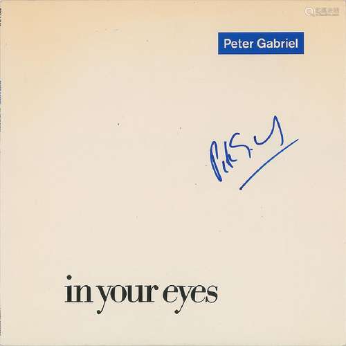 Peter Gabriel Signed Album