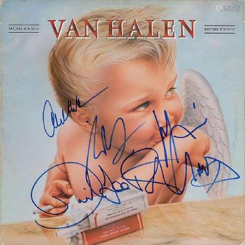 Van Halen Signed Album