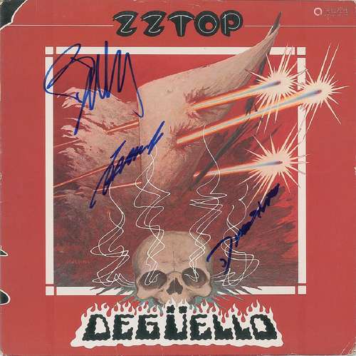 ZZ Top Signed Album