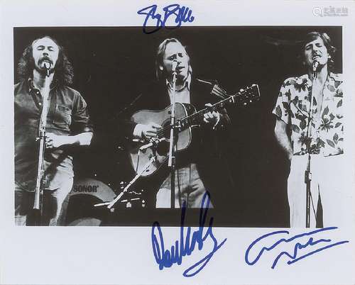 Crosby, Stills and Nash Signed Photograph