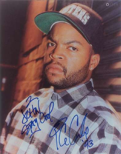 Ice Cube Oversized Signed Photograph