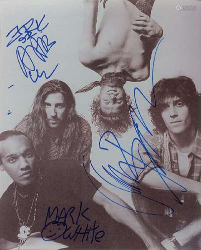 Spin Doctors Oversized Signed Photograph