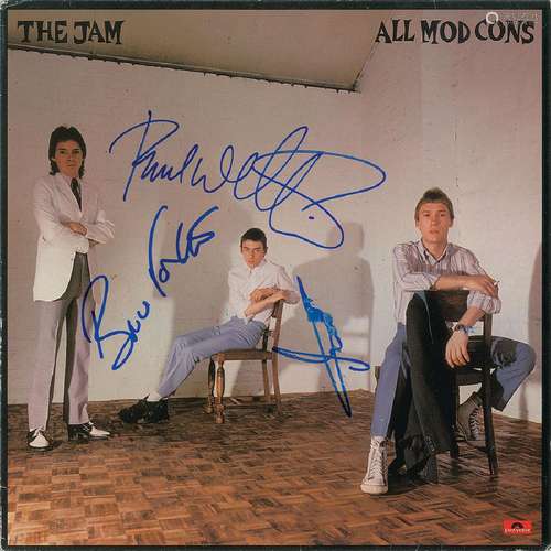 The Jam Signed Album