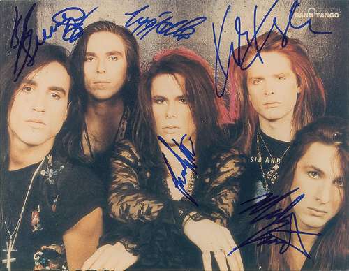 Bang Tango Signed Photograph