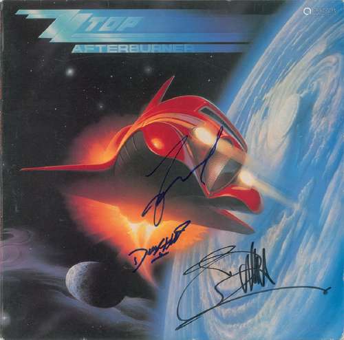 ZZ Top Signed Album