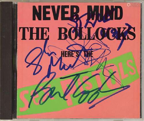 The Sex Pistols Signed CD