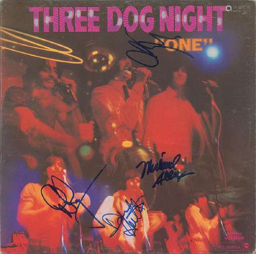 Three Dog Night Signed Album