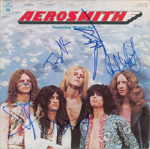 Aerosmith Signed Album