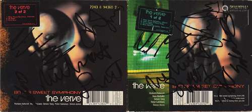 The Verve Pair of Signed CDs