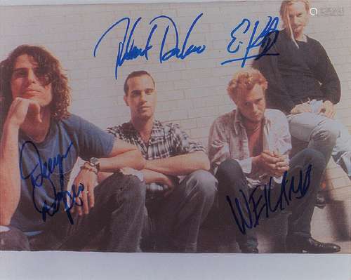 Stone Temple Pilots Signed Photograph