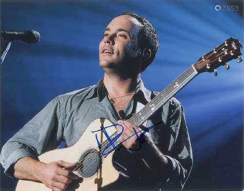 Dave Matthews Oversized Signed Photograph