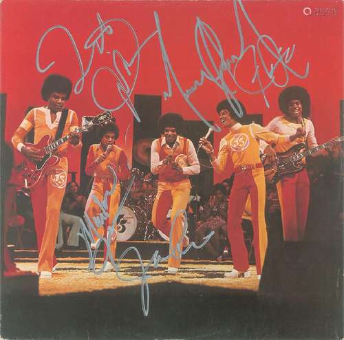 The Jackson 5 Signed Album Sleeve