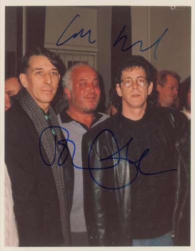 The Velvet Underground: Lou Reed and John Cale Signed