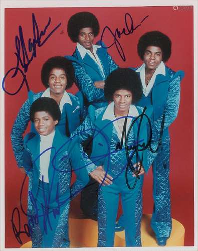 The Jackson 5 Signed Photograph