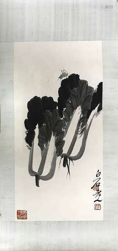 QIBAISHI GRASSHOPPER PAINTING