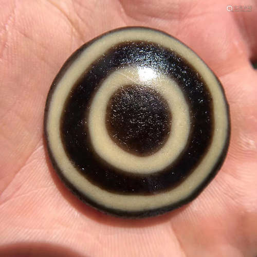 A SHEEP EYES DZI BEADS