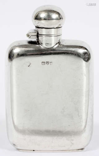 CHESTER, ENGLAND STERLING FLASK, 1907