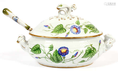 ANNA WEATHERLEY PORCELAIN TUREEN & LADLE