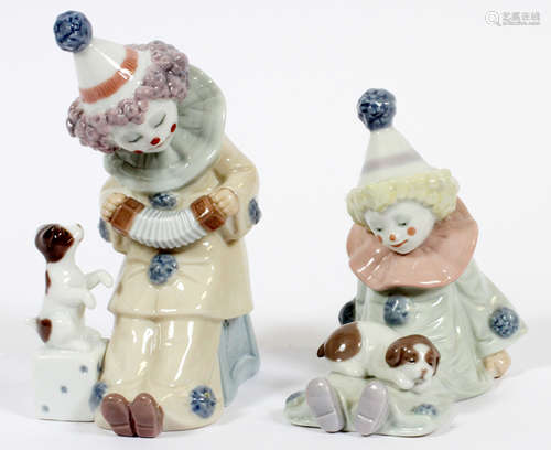 LLADRO PORCELAIN FIGURES, 1985, TWO