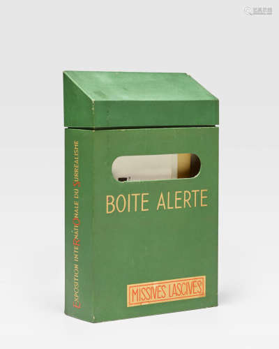 Boite Alerte, Missives Lascives: Exposition inteRnatiOnale du Surrealism (EROS) Marcel Duchamp(1887-1968)