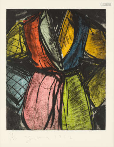 Bill Clinton (Robe), from Sixteen Artists for Freedom of Expression  Jim Dine(born 1935)