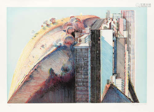 Country City Wayne Thiebaud(born 1920)