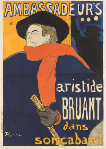 Ambassadeurs, Aristide Bruant Henri de Toulouse-Lautrec