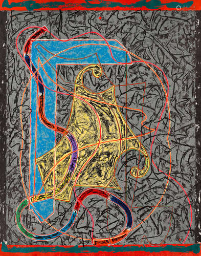 Imola Three II; from Circuits Frank Stella(born 1936)