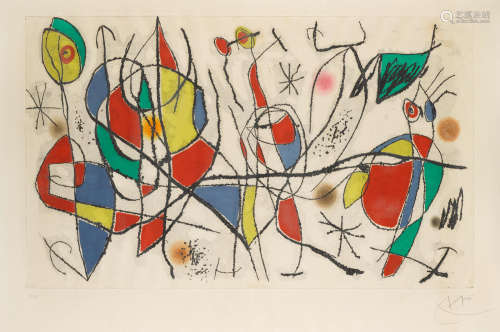 L'Invitée du Dimanche I  Joan Miró(1893-1983)
