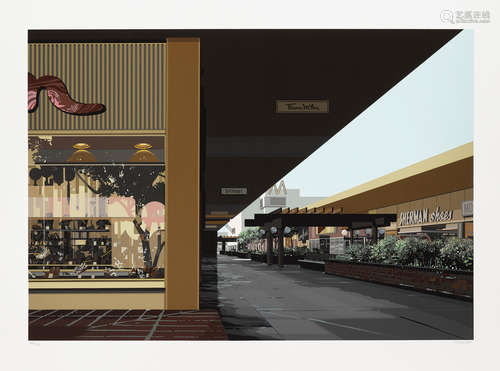 Lakewood Mall, from Urban Landscapes No. 3; Salzburg 2 Richard Estes(born 1932)