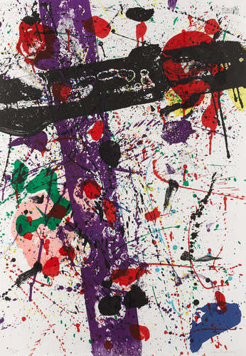 Untitled; from Eight by Eight to Celebrate the Temporary Contemporary Sam  Francis(1923-1994)