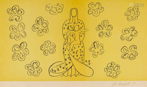 La Vierge et l'Enfant (Virgin and Child) After Henri Matisse(1869-1954)