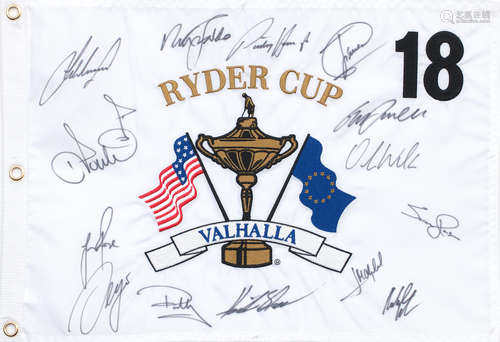 RYDER CUP 2008: AN 18 HOLE VALHALLA FLAG