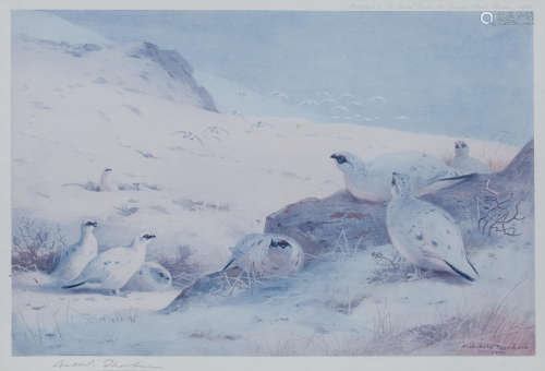 A group of four prints After Archibald Thorburn(British, 1860-1935)