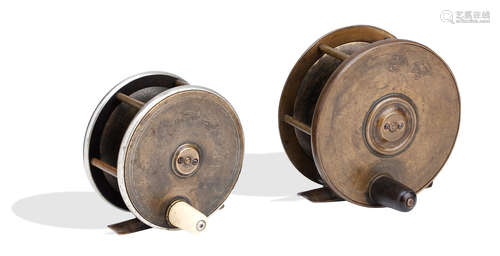 A Hardy Birmingham 4 ¼in plate-wind reel